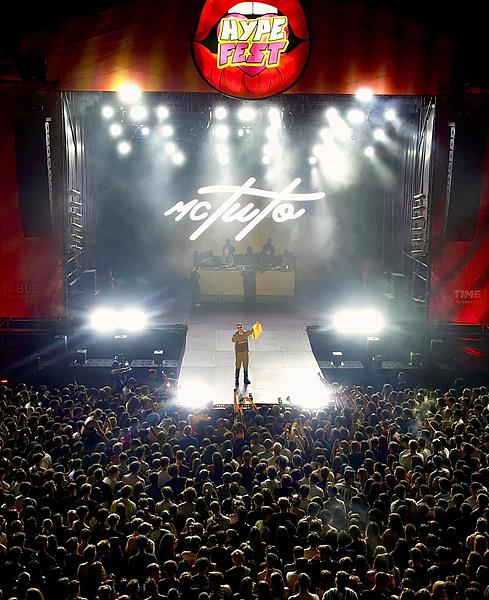 MC Tuto faz história em Valência, na Espanha, no Festival Hype Fest 2026