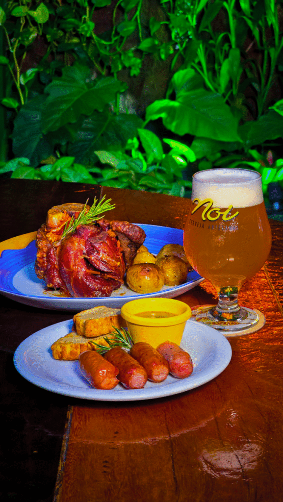 Almoço harmonizado na Noi une gastronomia e cerveja artesanal