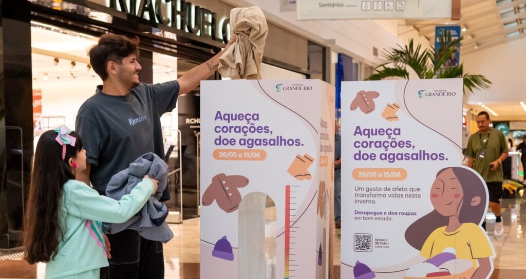 Shoppings do Rio arrecadam agasalhos e alimentos até junho