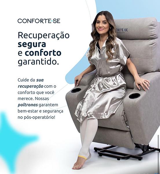 Aluguel de poltrona para pós-operatório em Campo Grande é a solução prática e confortável oferecida pela Conforte-se