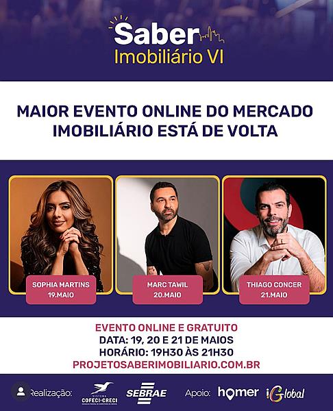 Saber Imobiliário 2025 reúne mais de 8 mil corretores e é aberto com palestra de Sophia Martins sobre mentalidade milionária