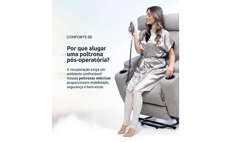 Aluguel de poltrona para pós-operatório em Brasília: conforto terapêutico para uma recuperação eficiente