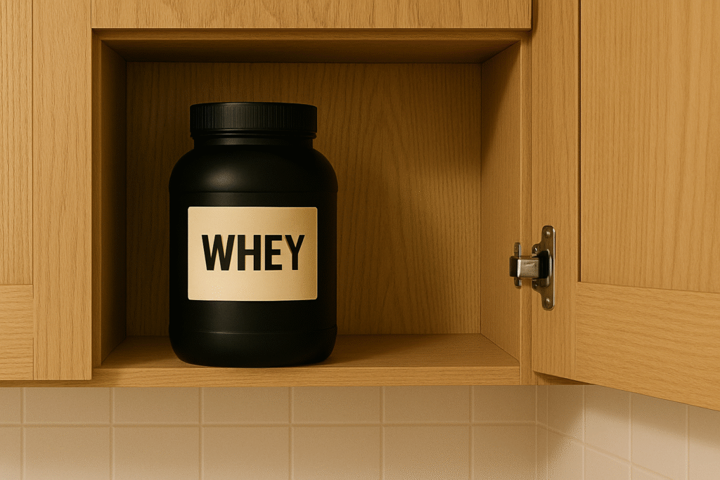 Como armazenar whey e suplementos sem perder eficácia