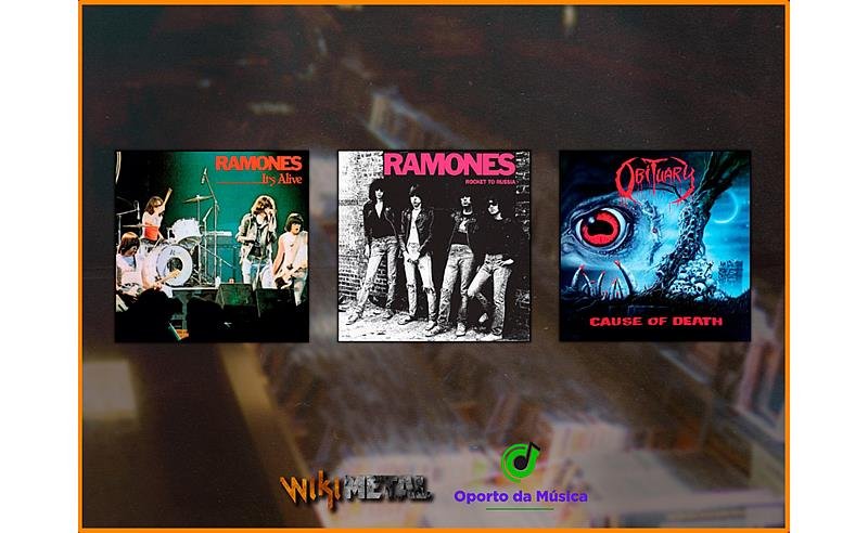 CDs do Ramones e Obituary ganham novas edições no Brasil