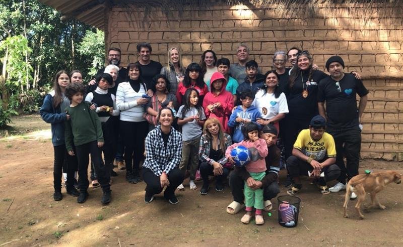 Instituto Irmãos sem Fronteiras leva doações e solidariedade à aldeia indígena Tekoa Tape Mirim, em São Paulo