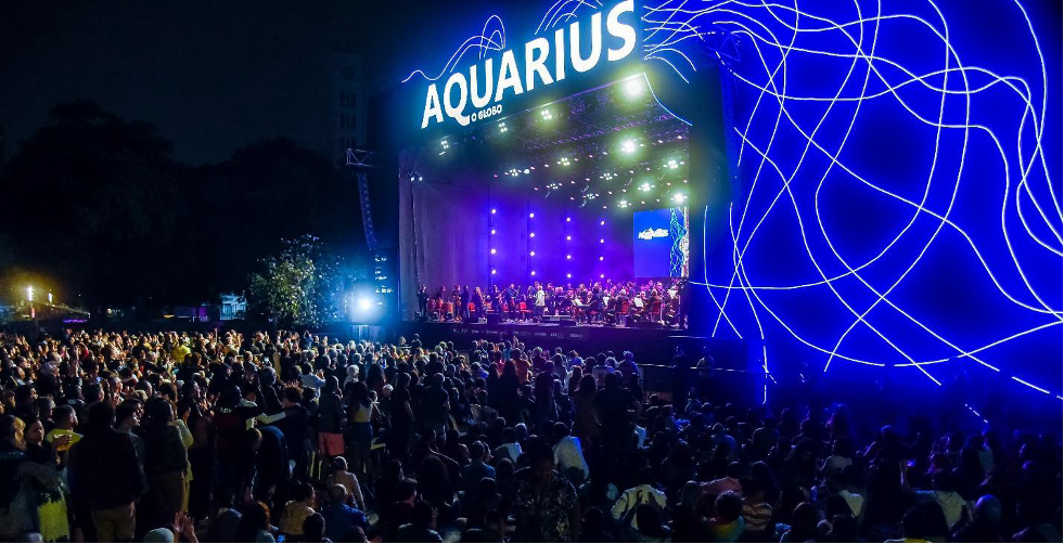 Projeto Aquarius 2025 celebra 100 anos do GLOBO com show gratuito na Praça Mauá 1 Projeto Aquarius 2025 celebra 100 anos do GLOBO com show gratuito na Praça Mauá