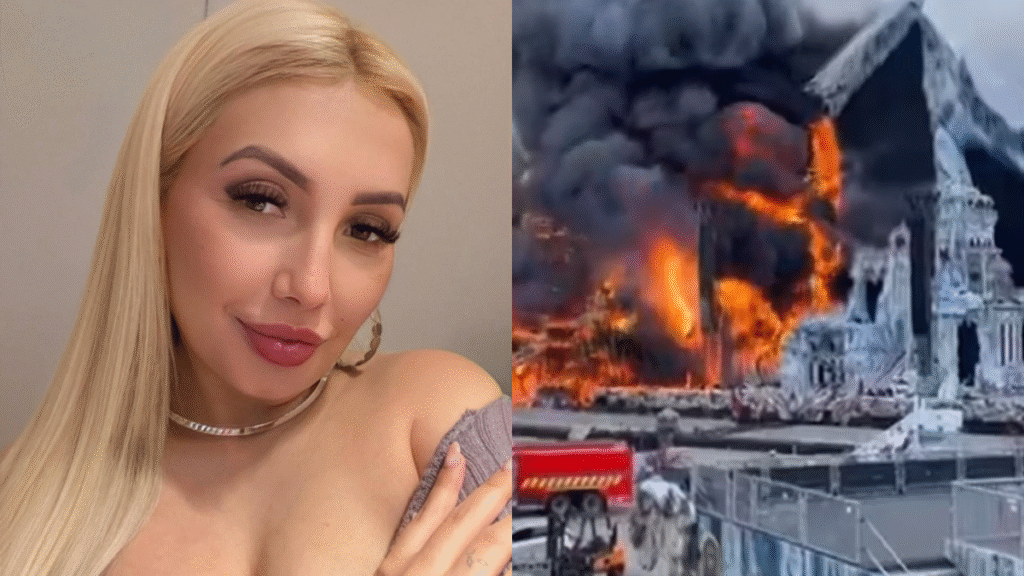 Chaline Grazik já havia previsto incêndio de grandes proporções na Bélgica