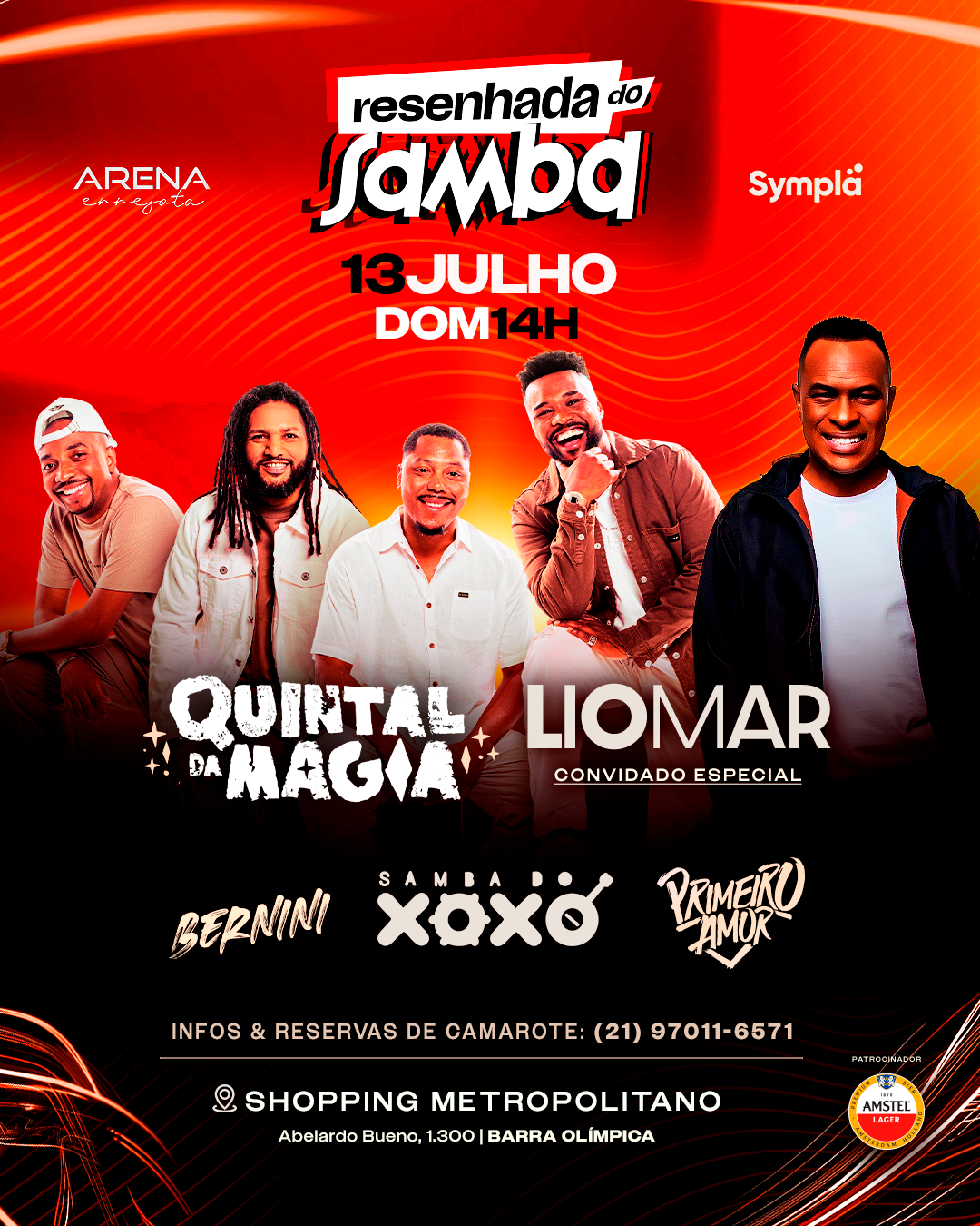 Resenhada do Samba anima domingo no Shopping Metropolitano