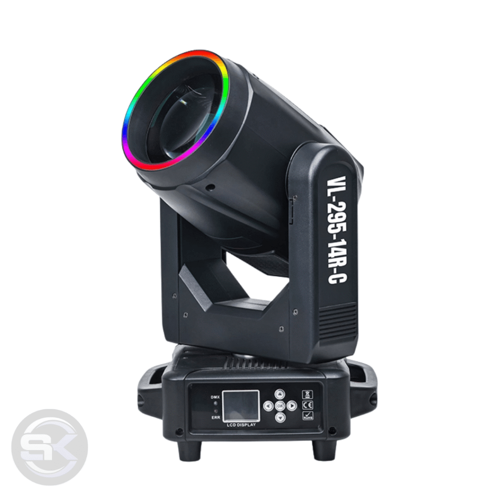 Como utilizar o Moving Head Beam 14R com borda em eventos de grande porte