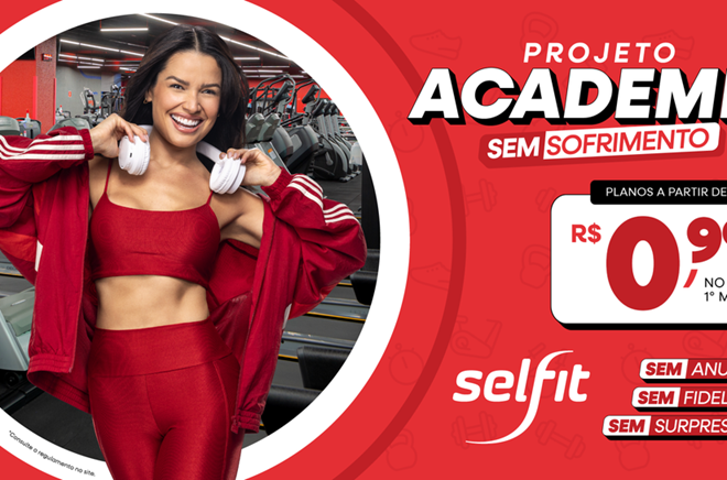 Selfit reforça parceria com Juliette em nova campanha: “Academia Sem Sofrimento” Selfit reforça parceria com Juliette em nova campanha: “Academia Sem Sofrimento”