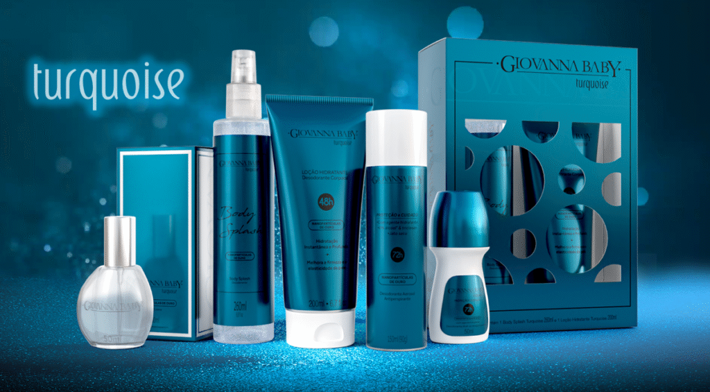 Giovanna Baby lança coleção Turquoise com nanopartículas de ouro Giovanna Baby lança coleção Turquoise com nanopartículas de ouro