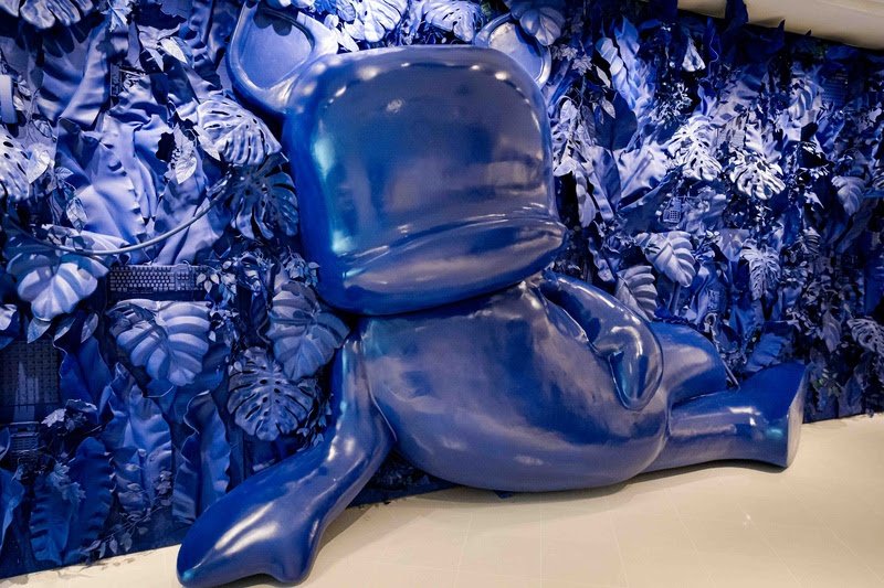 Curupira azul: SAFE Art assina nova instalação no Shopping Leblon 1 Curupira azul: SAFE Art assina nova instalação no Shopping Leblon