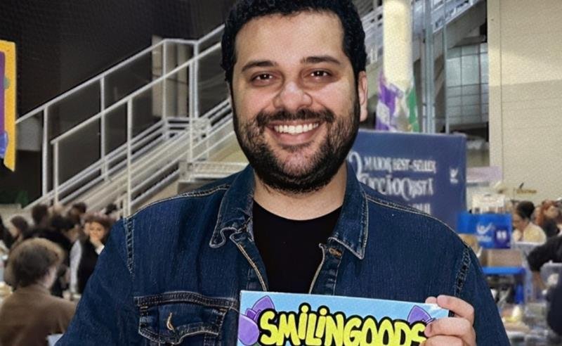 Lion Editora lança o livro para colorir Smilingoods com presença do ilustrador na FEFICC 2025