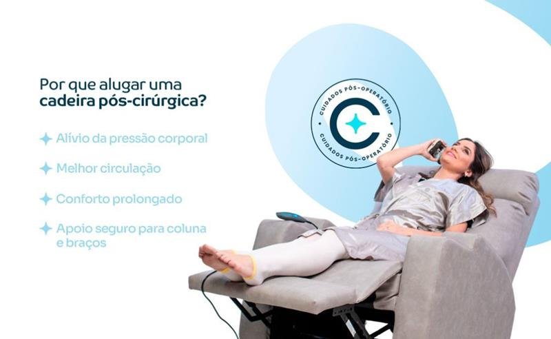 Poltronas para locação de pós-operatório Campinas