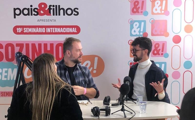 Leonardo Lopes participa de podcast no maior evento de parentalidade do Brasil