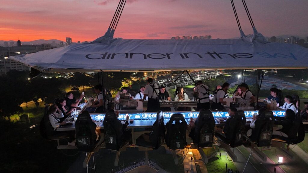 LGL Case celebra edição icônica do Dinner in the Sky