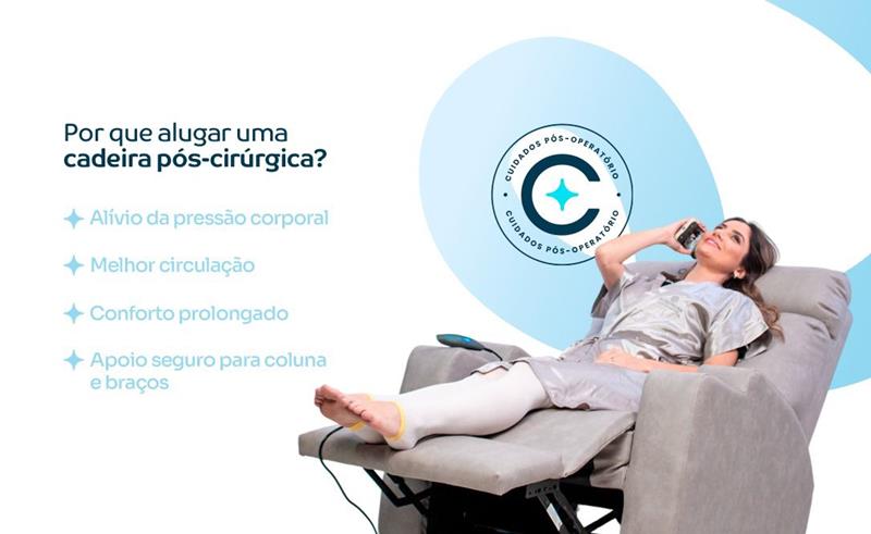 Poltronas para locação de pós-operatório Zona Norte SP