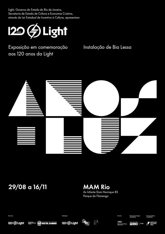 Light celebra 120 anos de história com a instalação imersiva “Anos-Luz”, de Bia Lessa, no MAM Rio