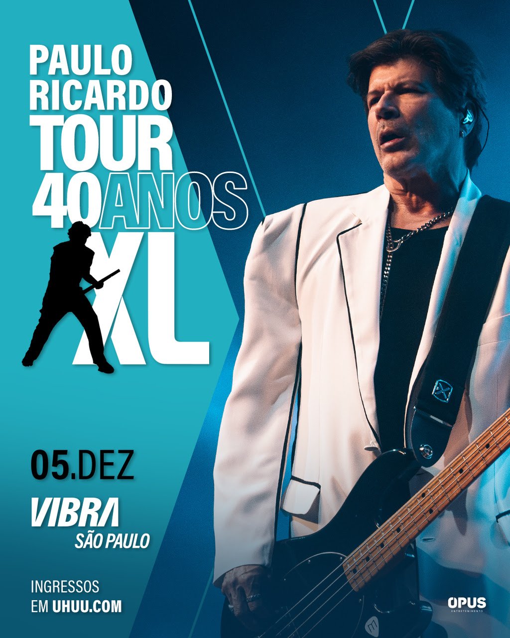 Paulo Ricardo celebra 40 anos com show XL em São Paulo 1 Paulo Ricardo celebra 40 anos com show XL em São Paulo
