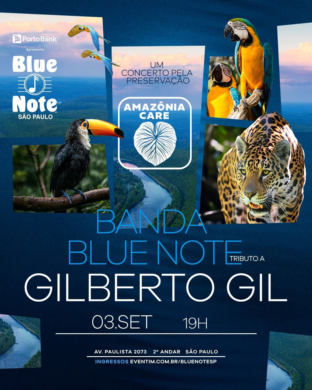 Blue Note São Paulo e Amazônia Care lançam evento em prol da floresta 1 Blue Note São Paulo e Amazônia Care lançam evento em prol da floresta