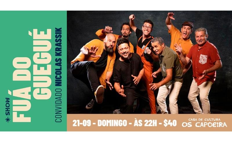 Casa de Cultura em São Paulo tem Forró, Violino e Ritmos Latino-Americanos com Baile do Fuá e Enne Duo Casa de Cultura em São Paulo tem Forró, Violino e Ritmos Latino-Americanos com Baile do Fuá e Enne Duo