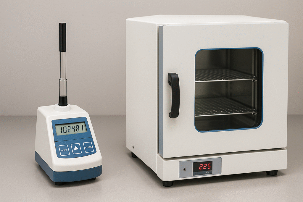 Densímetro Digital e Estufa de Laboratório: precisão e controle em pesquisas científicas Densímetro Digital e Estufa de Laboratório: precisão e controle em pesquisas científicas