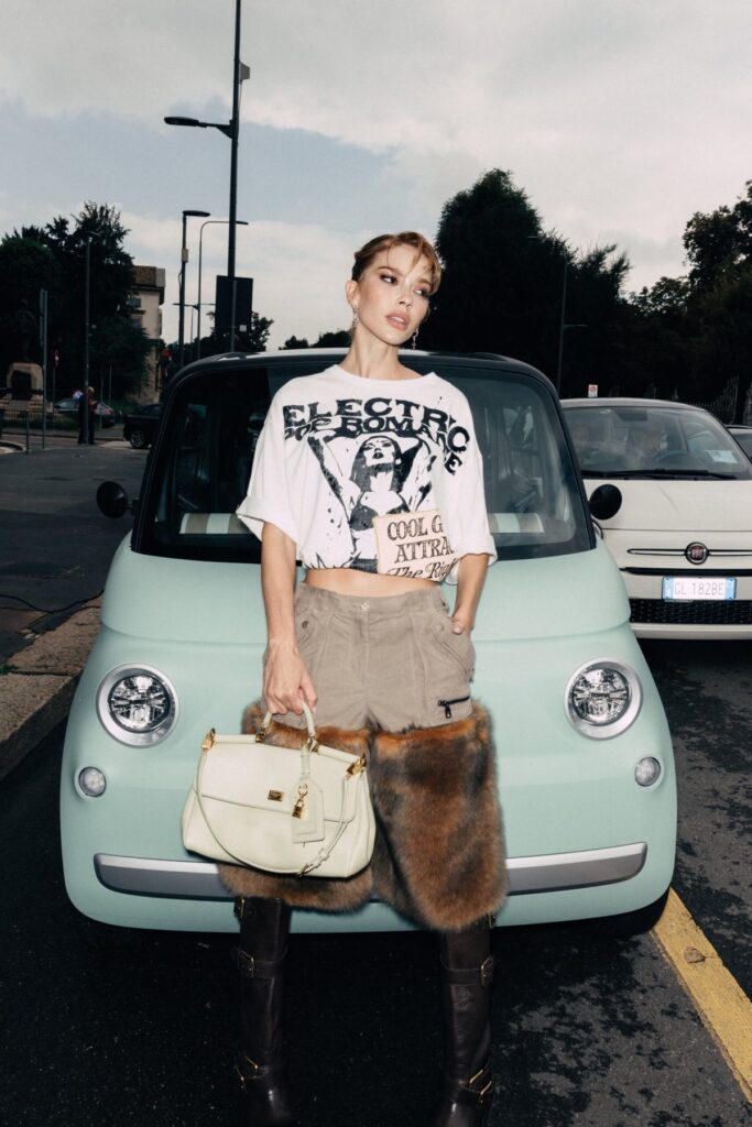 Jordanna Maia prestigia desfile da Dolce & Gabbana em Milão Jordanna Maia prestigia desfile da Dolce & Gabbana em Milão