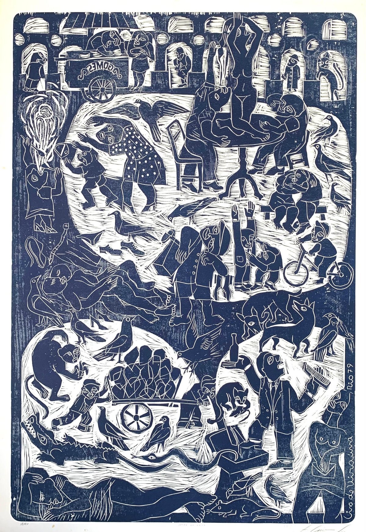 Exposição retrata o Rio em xilogravuras de Ciro Fernandes 1 Exposição retrata o Rio em xilogravuras de Ciro Fernandes