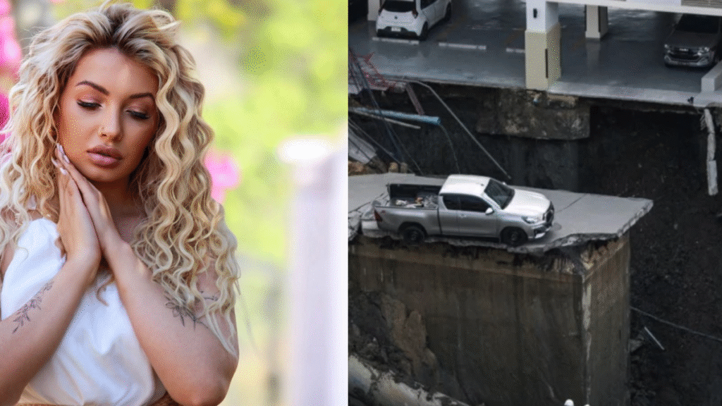 Chaline Grazik prevê cratera durante live e fato se confirma na Tailândia Chaline Grazik prevê cratera durante live e fato se confirma na Tailândia