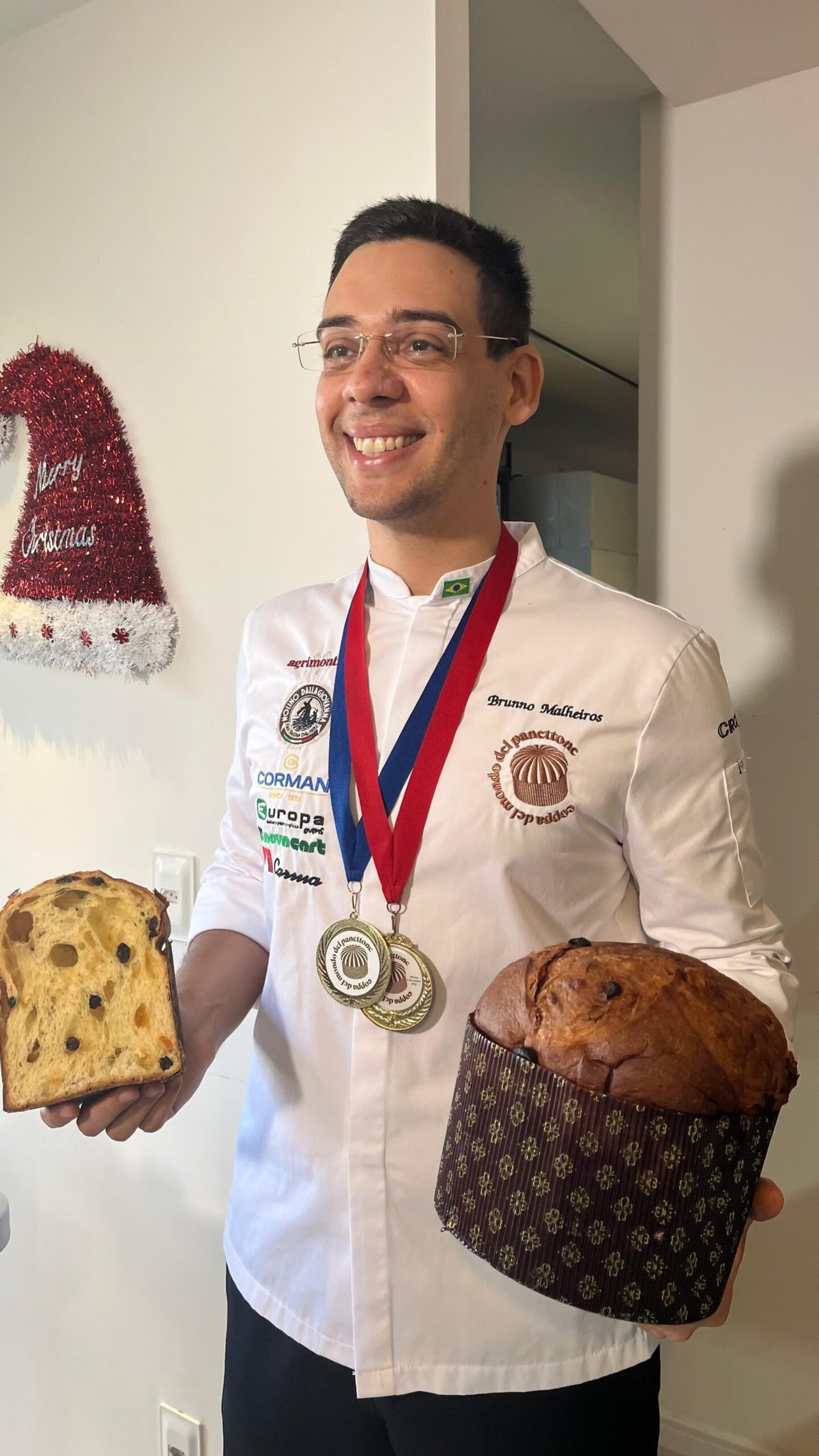 Cearense Brunno Malheiros lidera equipe brasileira que participa, pela primeira vez, da “Panettone World Championship” na Itália 2 Cearense Brunno Malheiros lidera equipe brasileira que participa, pela primeira vez, da “Panettone World Championship” na Itália