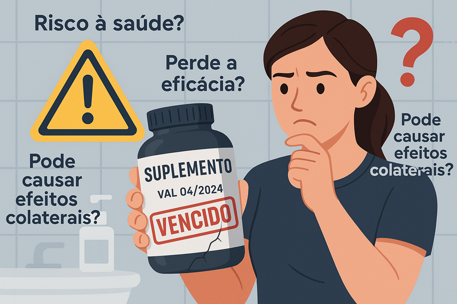 Tomar suplemento vencido é perigoso?
