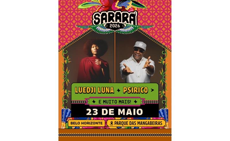 Festival Sarará abre line-up de 2026 com Luedji Luna e Psirico