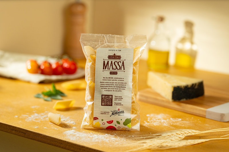 Spoleto celebra o Dia da Massa com brinde de massa italiana importada