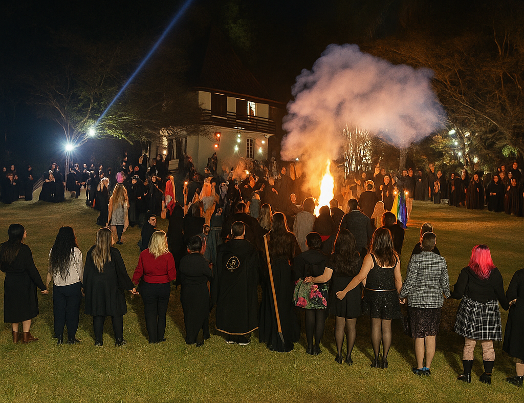 Bruxas celebram Halloween com 13 rituais no evento da Casa de Bruxa em São Bernardo