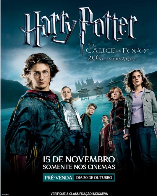 Warner Bros. relança “Harry Potter e o Cálice de Fogo” nos cinemas Warner Bros. relança “Harry Potter e o Cálice de Fogo” nos cinemas