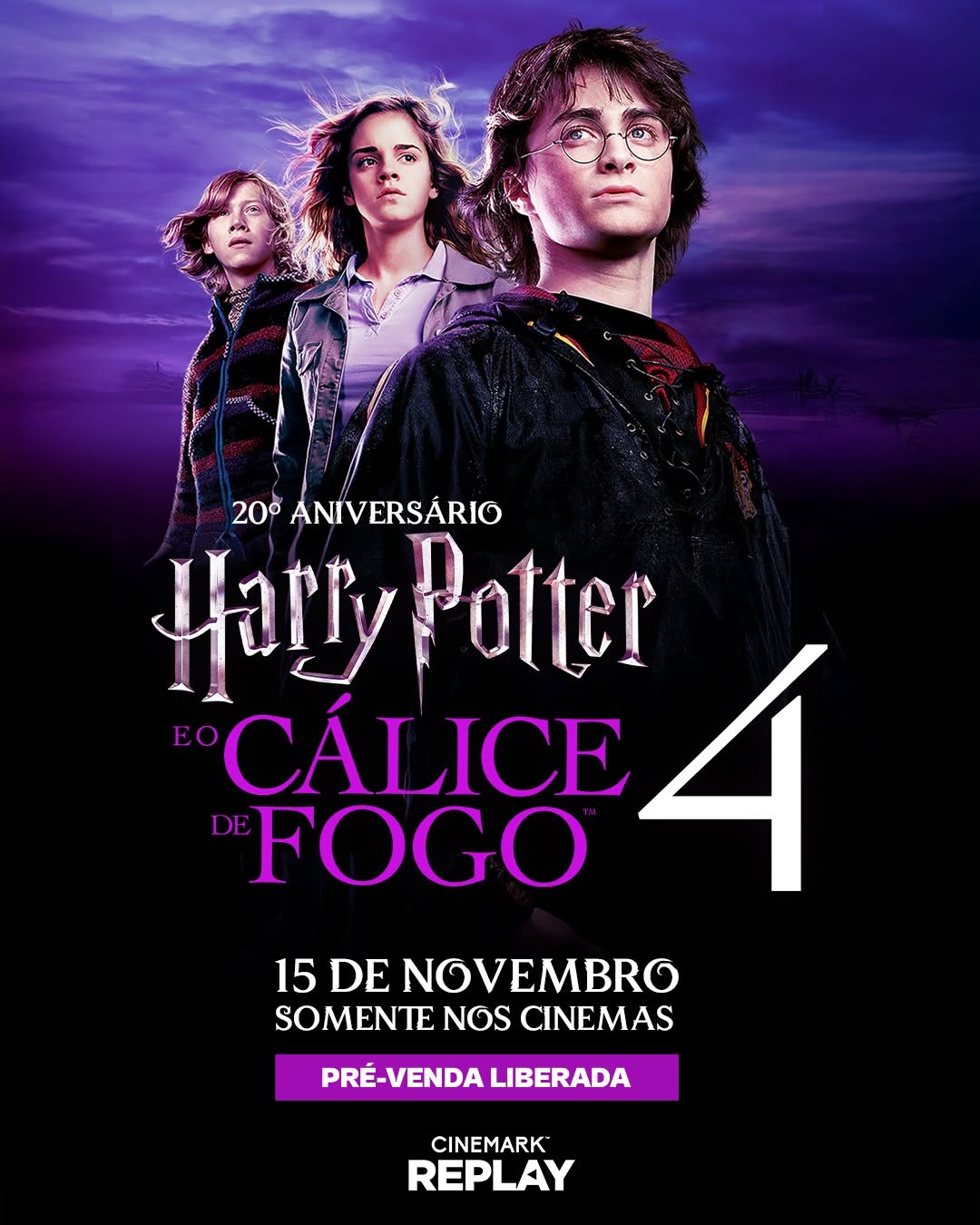 Cinemark Replay celebra Halloween com reexibições de Wicked e Harry Potter e o Cálice de Fogo