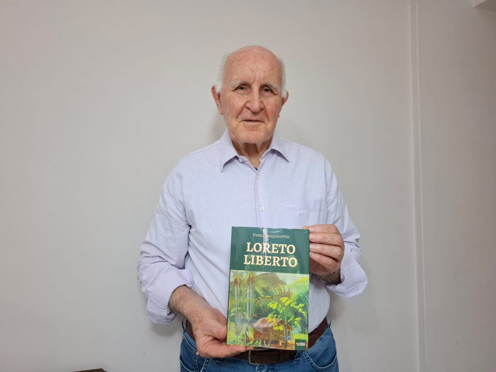Aos 82 anos, Derci Pasqualotto estreia na literatura com “Loreto Liberto” Aos 82 anos, Derci Pasqualotto estreia na literatura com “Loreto Liberto”