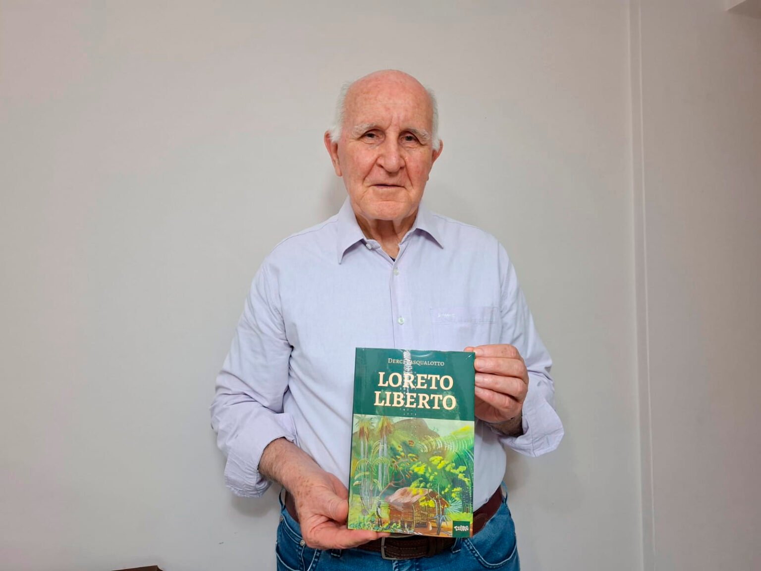 Derci Pasqualotto estreia na literatura com o livro Loreto Liberto. credito Divulgacao