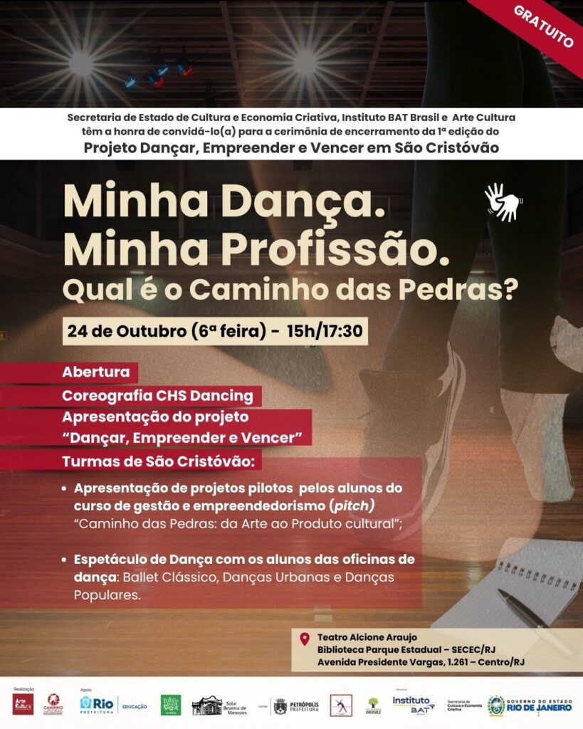 Projeto cultural forma artistas e empreendedores no Rio