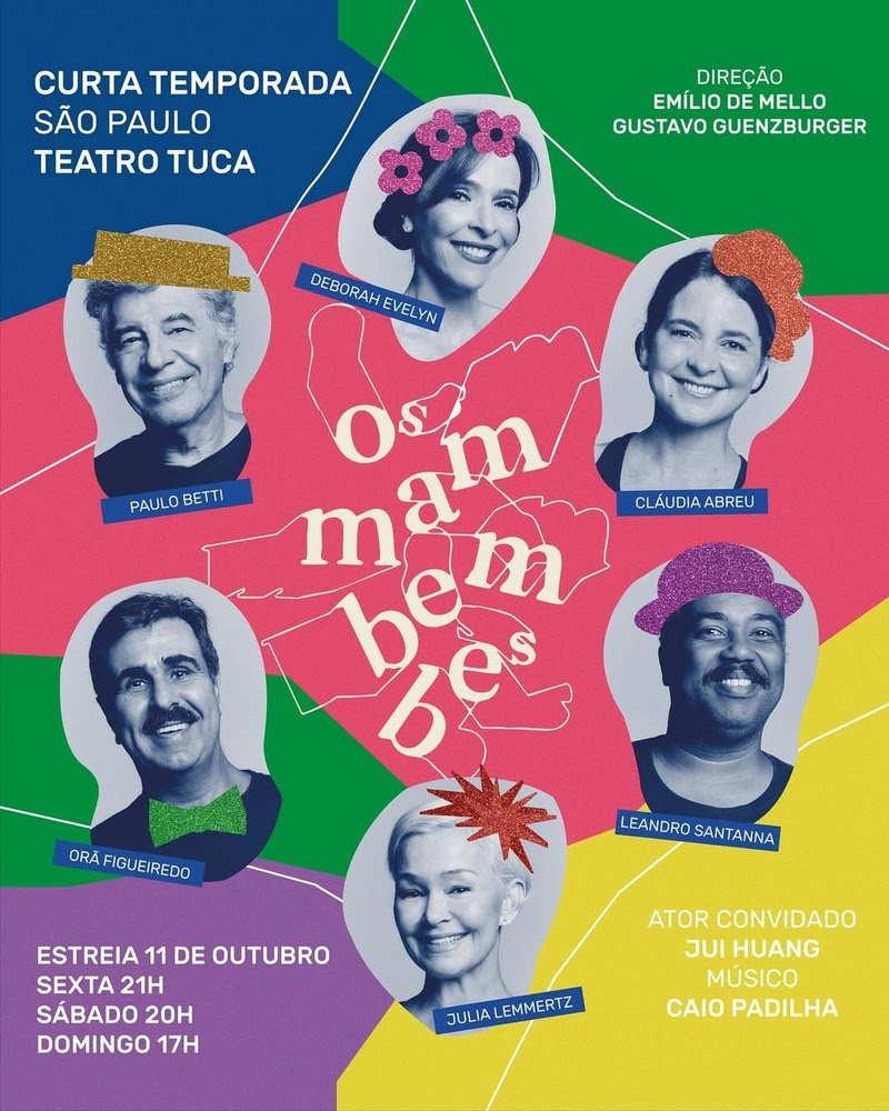 Espetáculo “Os Mambembes” prorroga temporada até 30 de novembro no Teatro Tuca