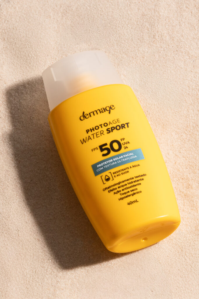 Dermage lança Photoage Water Sport, novo protetor solar ultrarresistente Dermage lança Photoage Water Sport, novo protetor solar ultrarresistente