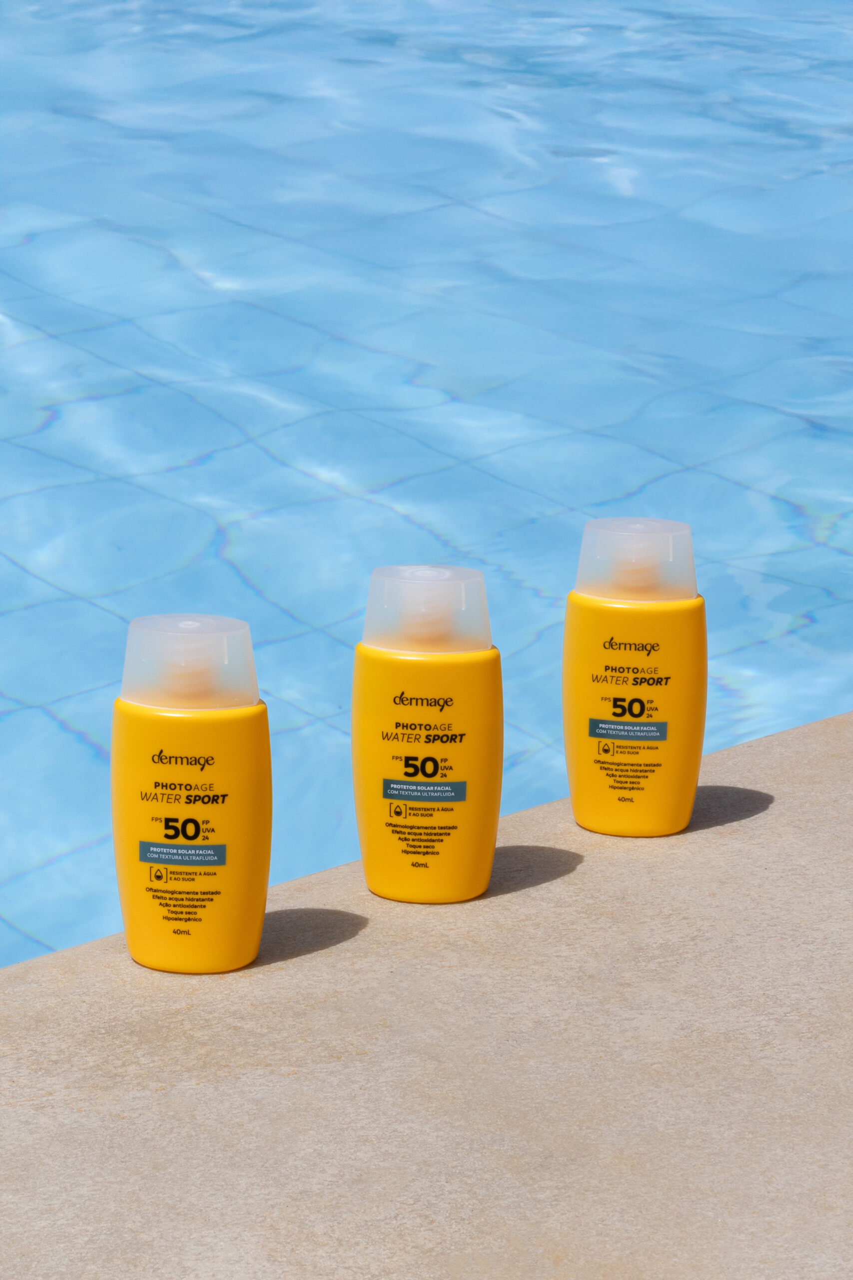 Dermage lança Photoage Water Sport, novo protetor solar ultrarresistente