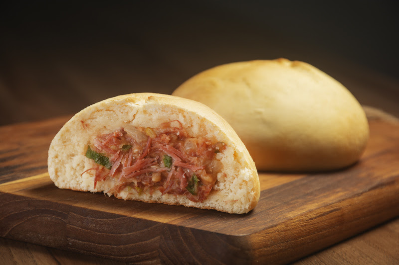 Megamatte lança pão de batata com carne seca