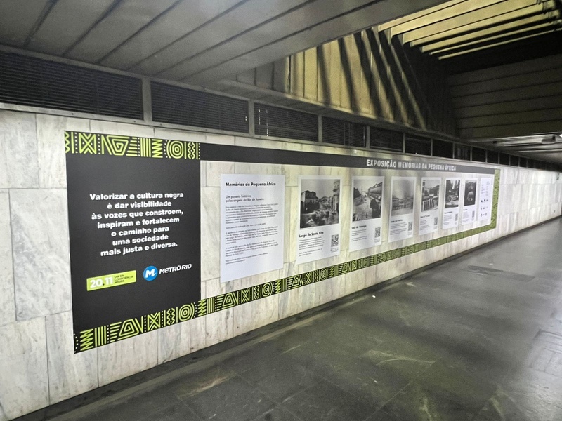 MetrôRio marks Black Consciousness Month with two exhibitions