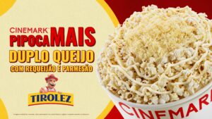 Tirolez e Cinemark lançam Pipoca Duplo Queijo
