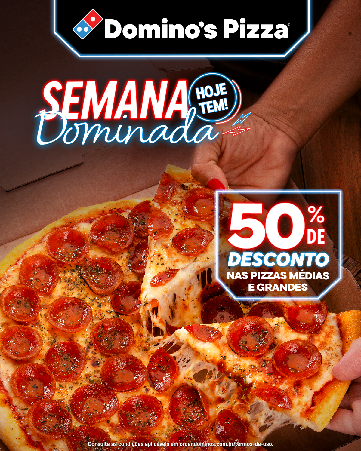 Domino’s launches Dominated Week with 50% off pizzas for Black Friday