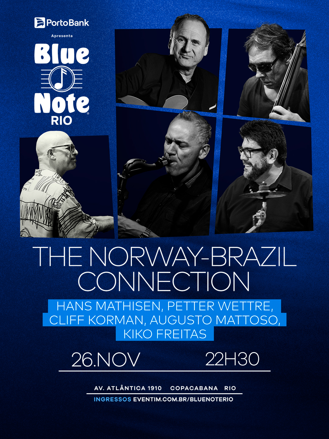Blue Note Rio estreia projeto internacional The Norway-Brazil Connection