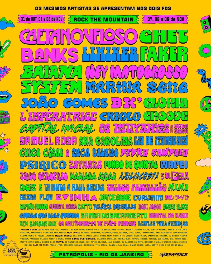 Rock the Mountain shook Itaipava with music and tributes