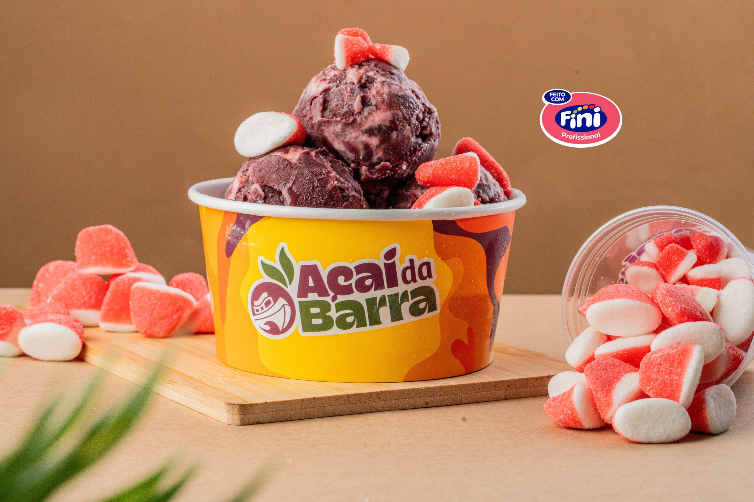Açaí da Barra e Fini lançam açaí inédito com balas