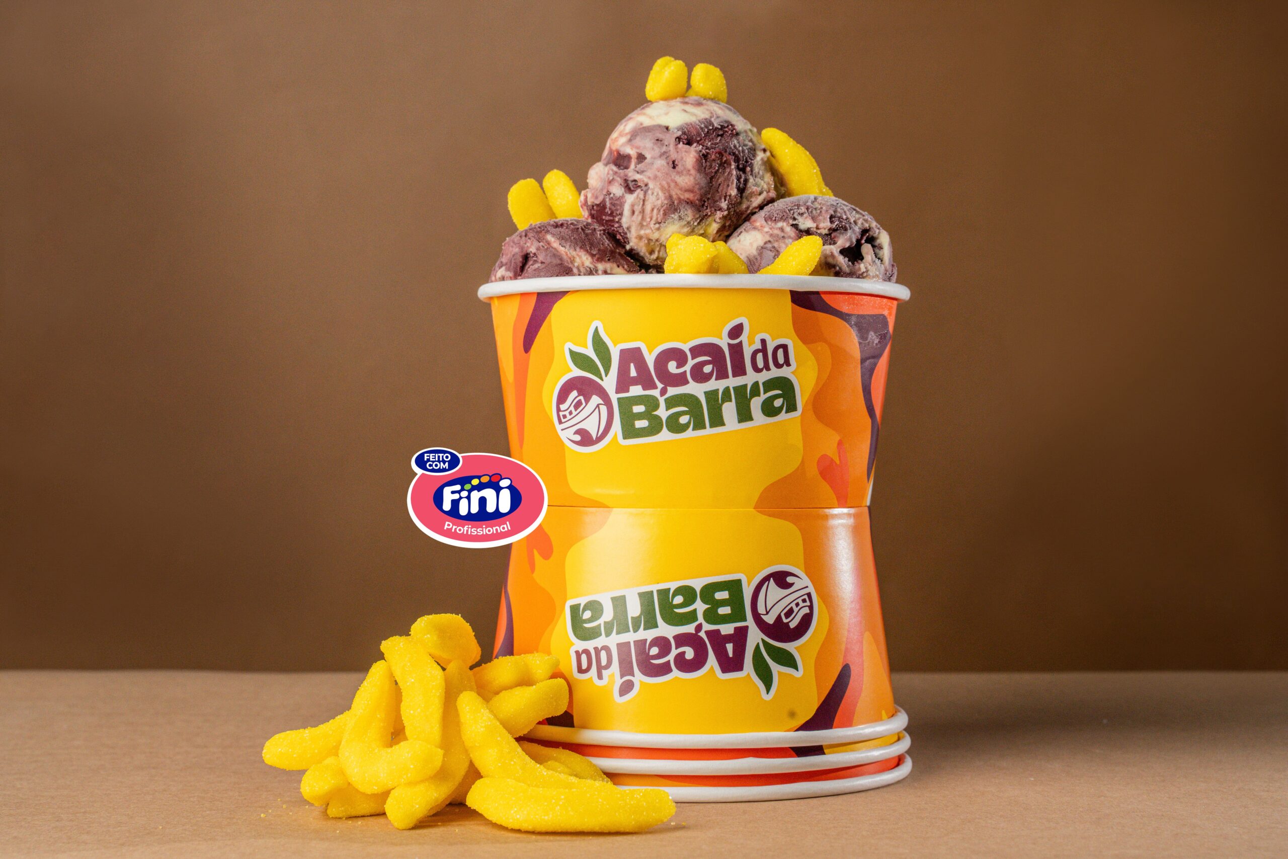 Açaí da Barra e Fini lançam açaí inédito com balas